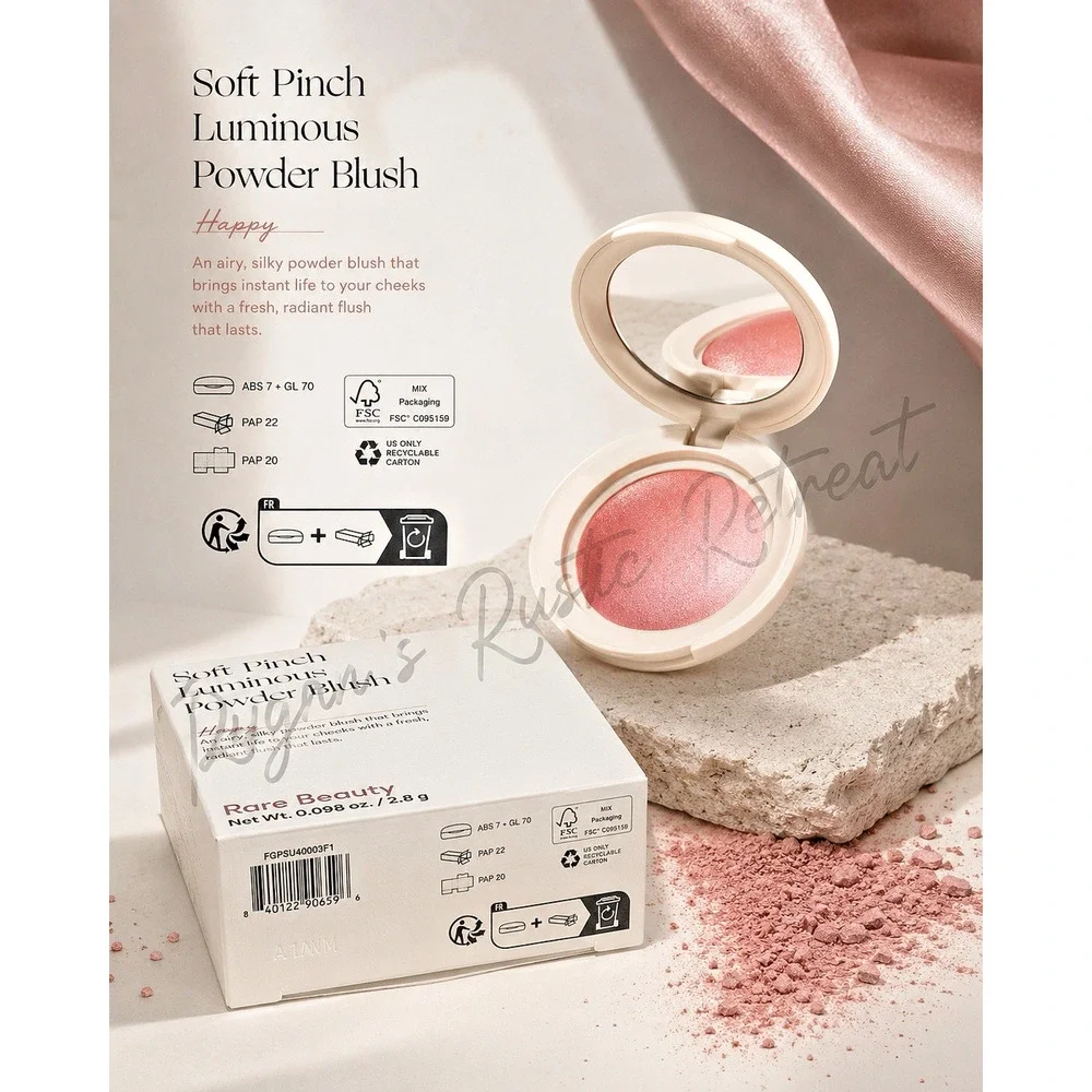 Rare Beauty - Soft Pinch Luminous Powder Blush - Shade: Happy - Full Size